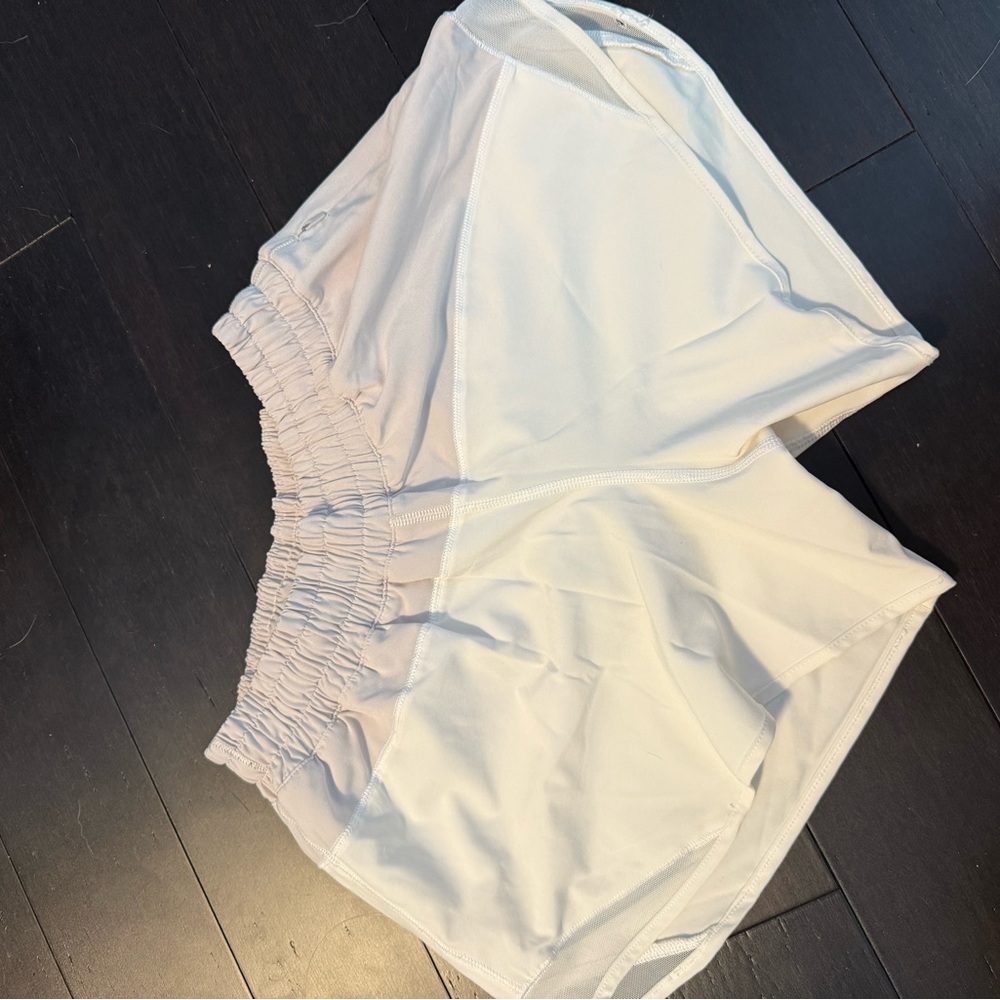 Lululemon Athletica White Athletic Shorts